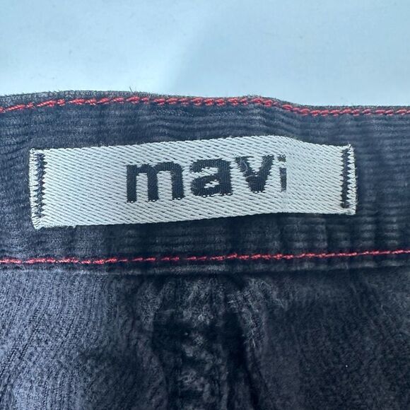 Mavi Jeans Mens 170 Max Mid Rise Straight Leg Black Corduroy Pants Size 36X 28 - Picture 5 of 12